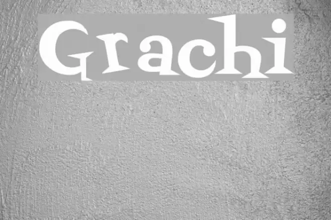 Grachi Font examples
