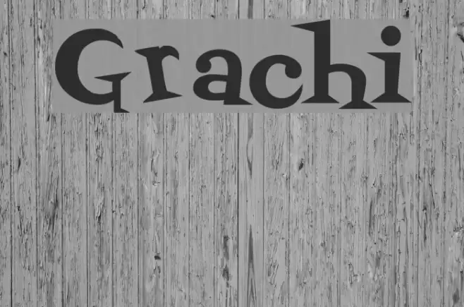 Grachi Font examples