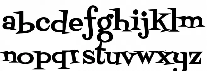 Grachi फ़ॉन्ट लोअरकेस