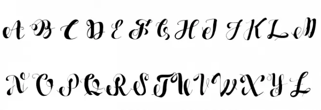 Gracias Schriftart Groß