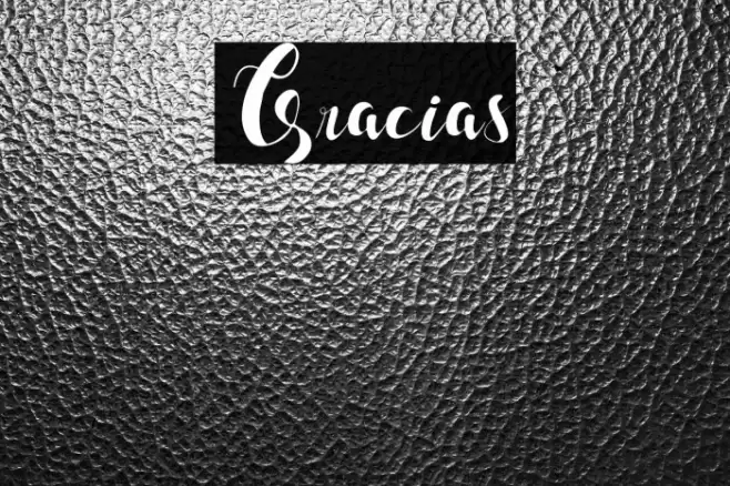 Gracias Font examples
