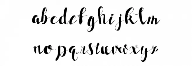 Gracias फ़ॉन्ट लोअरकेस