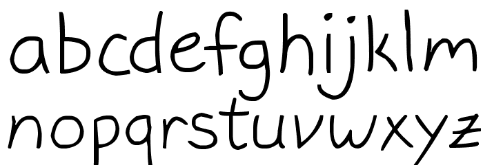 Gracie Light Font LOWERCASE