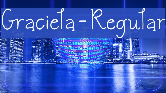 Graciela-Regular Font examples