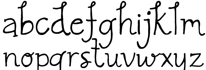 Graciela-Regular Font LOWERCASE