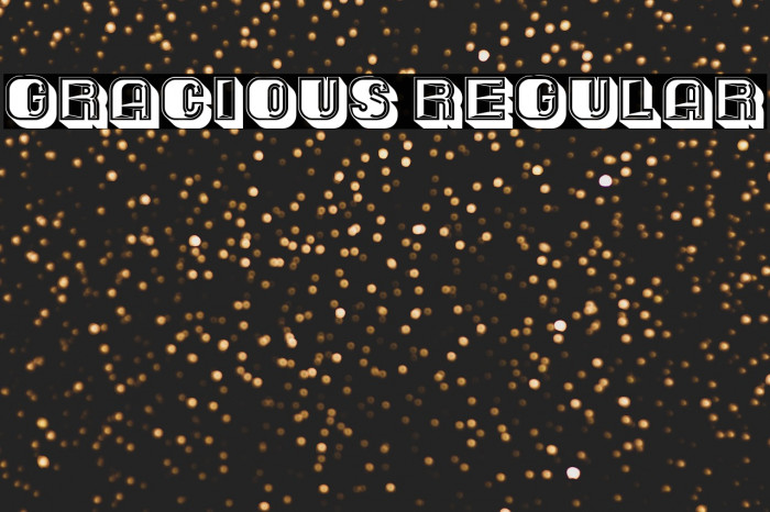 Gracious Regular Example 1