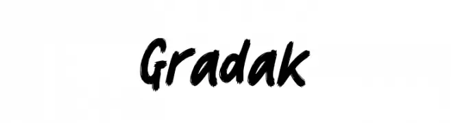 Gradak  Descarca Fonturi Gratis