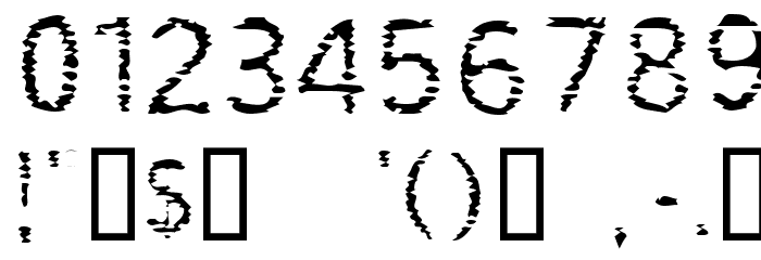 Grade Font OTHER CHARS