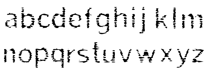 Grade Font LOWERCASE