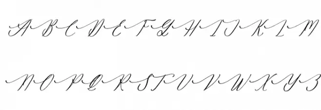 Gradefully Beauttina DEMO VERSI Italic फ़ॉन्ट अपरकेस