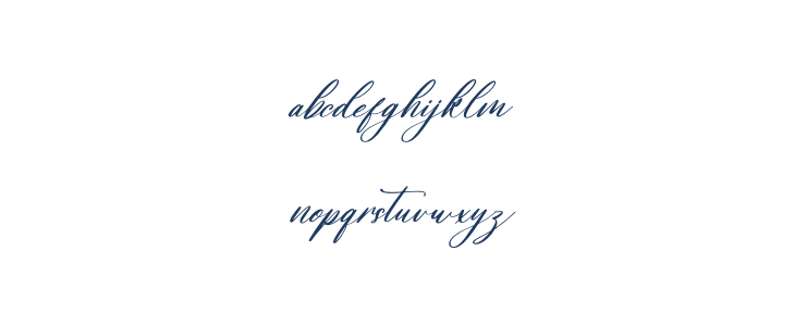 Gradefully Beauttina DEMO VERSI Italic Lowercase