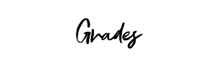 Grades  font caratteri gratis