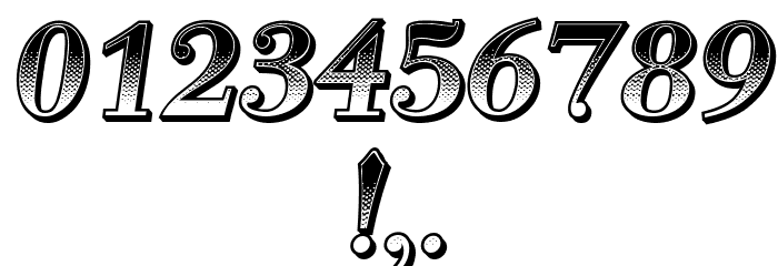 Gradientico Italic Font OTHER CHARS
