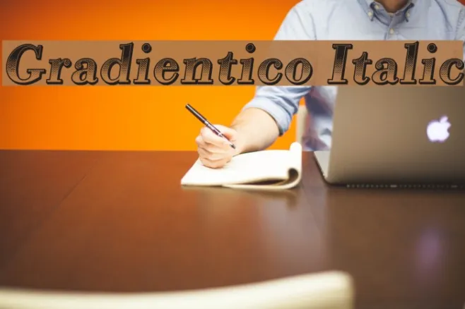 Gradientico Italic Example 2
