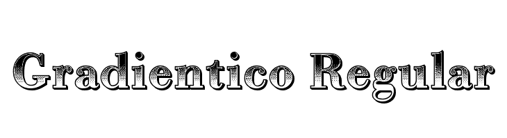 Gradientico Regular  नि: शुल्क फ़ॉन्ट्स डाउनलोड