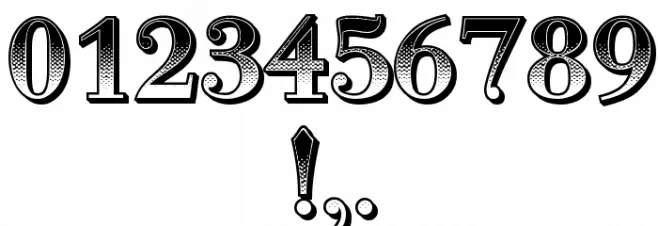 Gradientico Regular Font OTHER CHARS