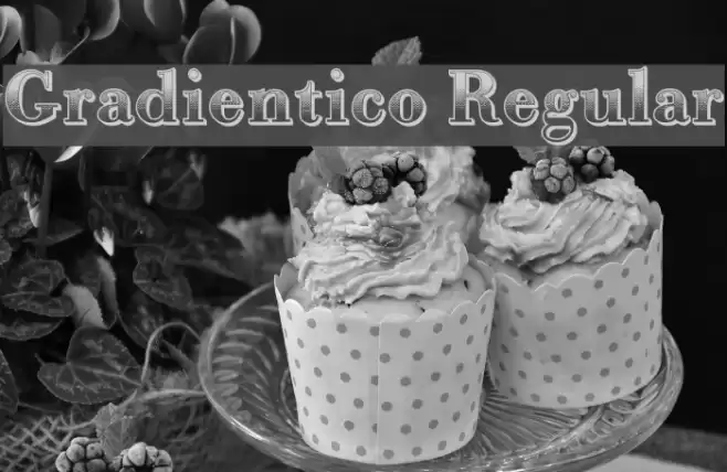 Gradientico Regular Font examples