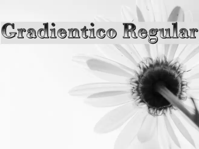 Gradientico Regular Font examples