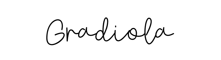 Gradiola  नि: शुल्क फ़ॉन्ट्स डाउनलोड
