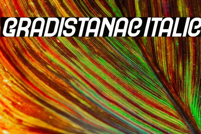 Gradistanac Italic Example 2