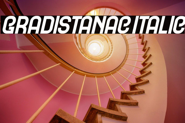 Gradistanac Italic Example 3