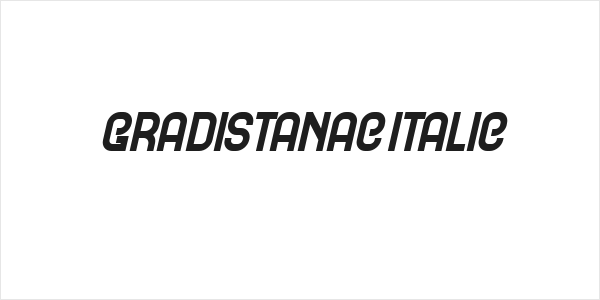 Gradistanac Italic Logo