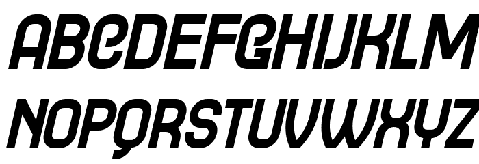 Gradistanac Italic Font LOWERCASE