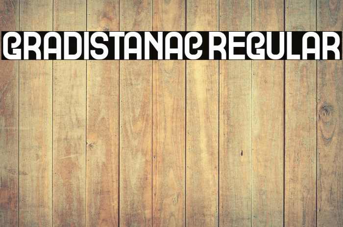 Gradistanac Regular Example 2