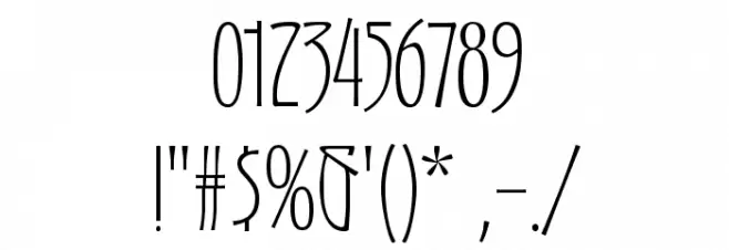 Gradl Font OTHER CHARS