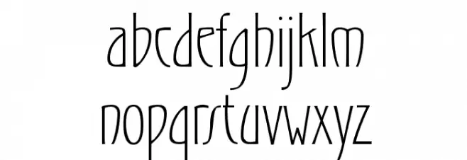 Gradl 字体 小写