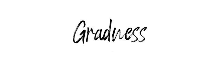 Gradness  font caratteri gratis