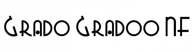 Grado Gradoo NF  नि: शुल्क फ़ॉन्ट्स डाउनलोड