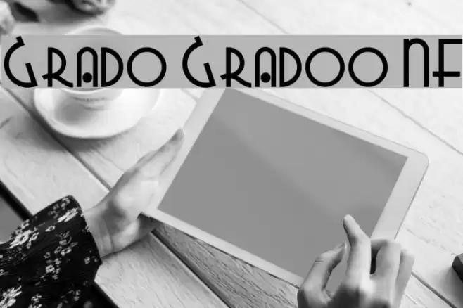 Grado Gradoo NF Font examples