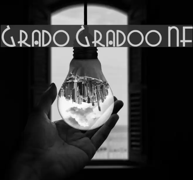 Grado Gradoo NF Font examples