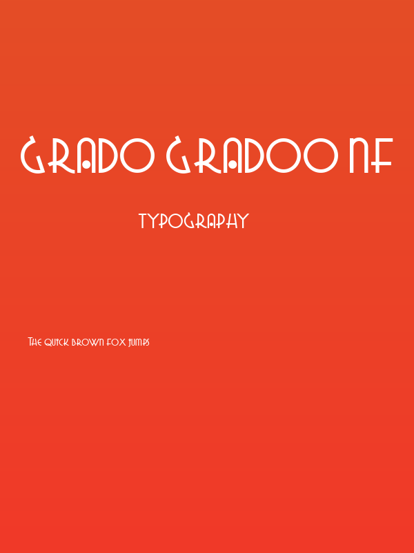 Grado Gradoo NF Poster