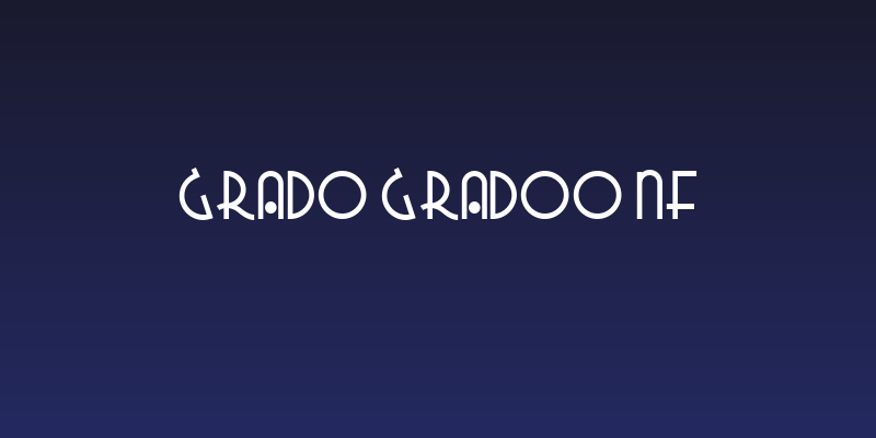 Grado Gradoo NF Social Header