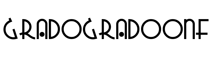 GradoGradooNF  Fuentes Gratis Descargar