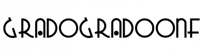 GradoGradooNF  Frei Schriftart Herunterladen
