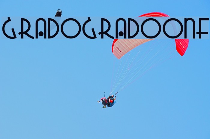GradoGradooNF Font examples
