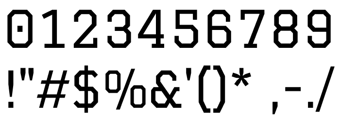 Graduate Font OTHER CHARS