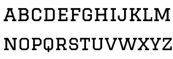 Graduate Font LOWERCASE