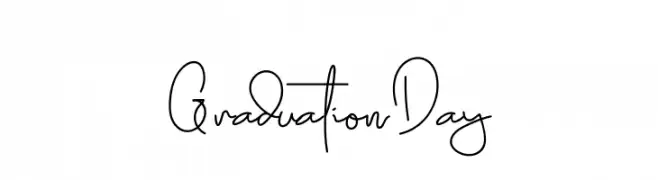 Graduation Day  Free Fonts Download