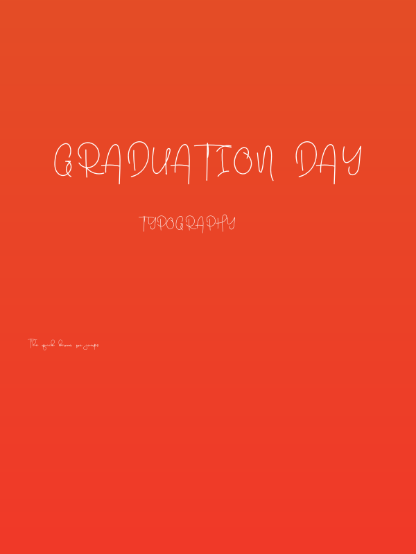 Graduation Day Poster