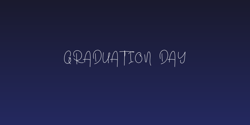 Graduation Day Social Header