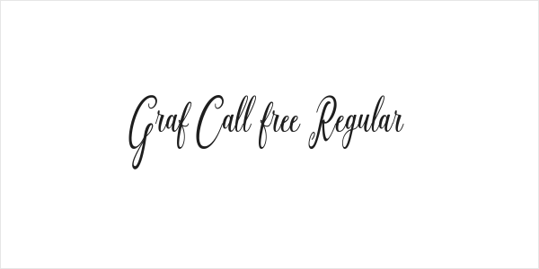 Graf Call free Regular Logo