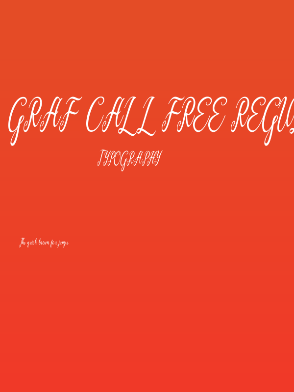 Graf Call free Regular Poster