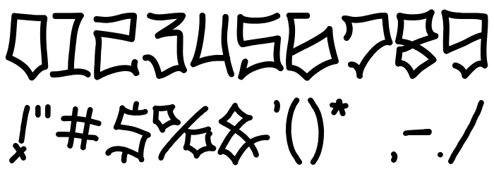 Graf Script Demo Font Alte caractere