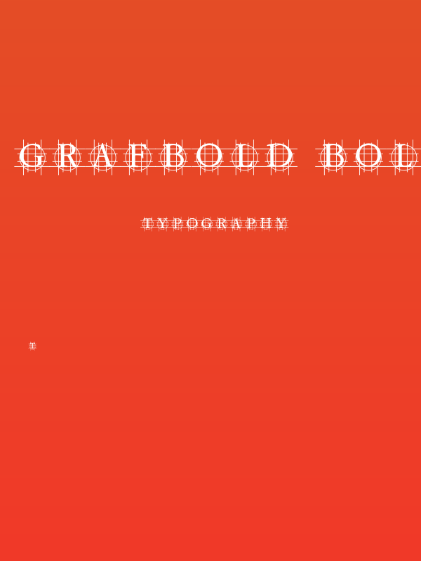 GrafBold Bold Poster