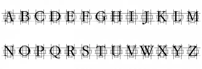 GrafCirculum फ़ॉन्ट अपरकेस