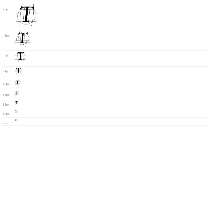 GrafOblique Italic Waterfall